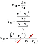 Equação de velocidade média para qualquer movimento !